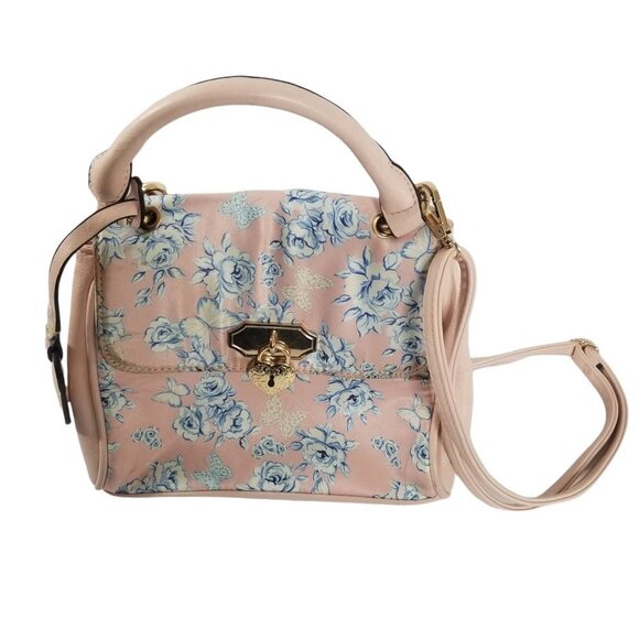 Disney Handbags - Disney Pink Floral Through the Looking Glass Collection Purse Handbag